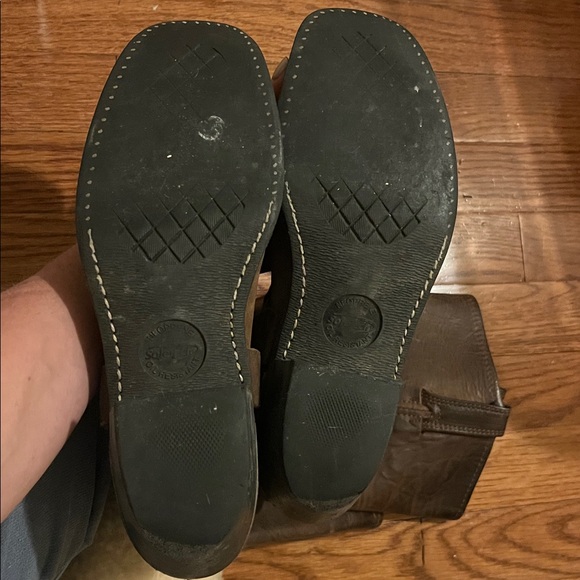 Frye Dark Brown Leather harness boot - Picture 6 of 8